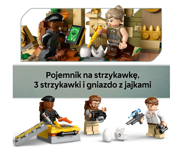 LEGO Jurassic World 76976 Powietrzna misja z kecalkoatlem i spino - 1331737 - zdjęcie 6